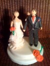 novios personalizados para tu torta de matrimonio