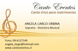 Angela Largo Urbina Anuncios gratis para novios en Las Condes |  Canto L&iacute;rico para matrimonios, Cantantes y M&uacute;sicos profesionales