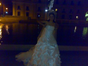 Guillermina Hern&aacute;ndez Novios y novias en Renca |  HERMOSO VESTIDO DE NOVIA $150000 mas velo 4mts mas zapatos,color Ivory , talla 38-40+ falso zapatos n 37  esta nuevo solo usado por mi.