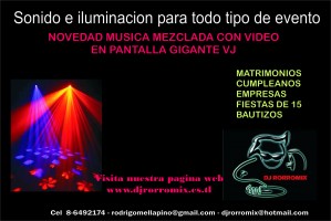  Novios y novias en Santiago |  Musica Matrimonios, Musica Envasada videos, Iluminacion - Djrorromix ..., Matrimonios, Fiestas de graduación, Eventos Empresas, Cumpleaños......
