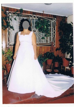 angelina cardenas Novios y novias en Santiago |  vendo vestido de novia usado, talla 46 casa blanca