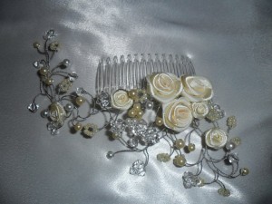 SILVANA Novios y novias en Santiago |  TOCADOS DE NOVIA, TIARAS, PINCHES, PEINETAS, exclusivos hechos por mi