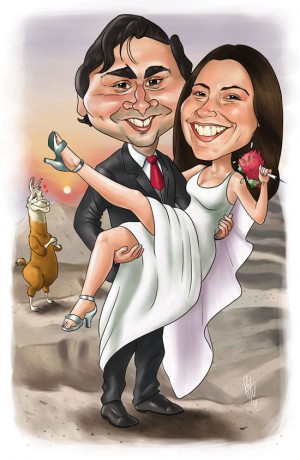 francisco pitu quintana Novios y novias en Providencia |  Caricaturas para partes de matrimonio y dibujo en vivo, celebra este día tan especial de manera entretenida