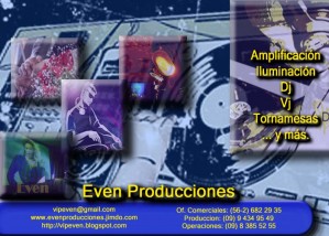 even Novios y novias en Santiago |  audio y luces para matrimonios, aniversarios, eventos a domicilio, FOTOGRAFIA, GRABACION, AMPLIFICACION, ILUMINACION, DJ, VJ