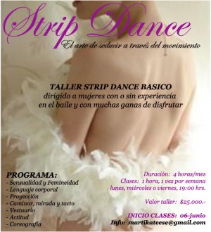 Martika Teese Anuncios gratis para novios en &Ntilde;u&ntilde;oa |  Curso de Stripdance, Taller de Stripdance