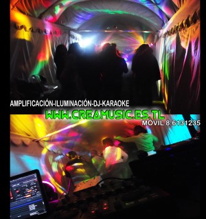 Crea Music Eventos Novios y novias en Santiago |  Servico para Fiestas a domicilio, amplificaicon . iluminacion , Dj , Karaoke