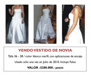 Trinidad Novios y novias en Providencia |  Vendo lindo vestido de novia!!!, solo un uso!