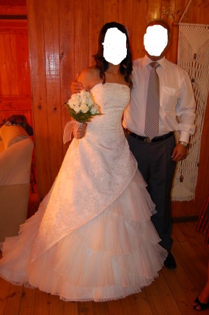  Novios y novias en Macul |  vendo vestido de novia ultra barato, talla 36 a 42, es ralmente bello