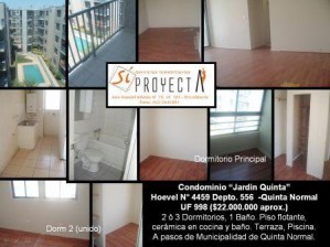 Pamela Devia Anuncios gratis para novios en Quinta Normal |  VENDO DEPARTAMENTO EN QUINTA NORMAL , CONDOMINIO JARD&Iacute;N QUINTA