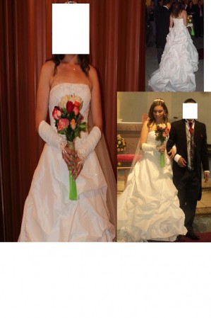 Carla Carrasco Godoy Anuncios gratis para novios en La Granja |  Hermoso vestido de novia, solo una postura, Vestido de novia,incluye; zapatos (37),velo(casi 2 metros) guantes $200.000