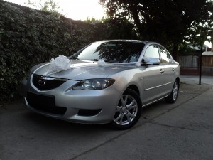 CRISTIAN Anuncios gratis para novios en Independencia |  Arriendo vehiculo Mazda 3 para matrimonios y eventos $45 000 -, Asientos de cuero, color plata