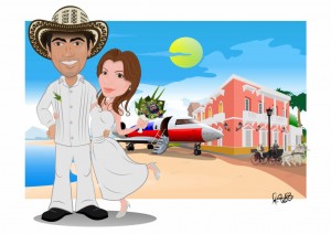 flavio acu&ntilde;a Novios y novias en Santiago |  CARICATURAS PARA NOVIOS, CARICATURAS PARA LOS NOVIOS PARTES INVITACIONES RECUERDOS