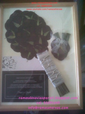 http://www.RAMOSETERNOS.COM Anuncios gratis para novios en Concepci&oacute;n |  Ramos de Novia Enmarcados, Que hermosa decoracion 