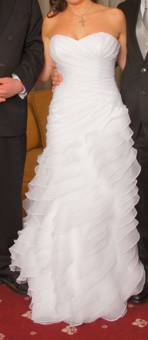 Daniela Casado R. Anuncios gratis para novios en Las Condes |  Vendo vestido de novia de gasa Blanco, Rosa Clar&aacute;, talla 38, Precioso Vestido de gasa blanco, estilo espa&ntilde;ol, talla 38
