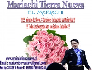 MARIACHI TIERRA NUEVA Anuncios gratis para novios en Santiago |  Serenatas Con Mariachis De Exelencia.Red Fija:28930610,  !!!  El Repertorio Mas Hermoso Para Cada Presentaci&oacute;n  !!!