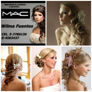 Wilma Fuentes  Anuncios gratis para novios en Santiago |  Especialista peinados y maquillaje mac novias, graduaciones, Manicure, pedicure, ondulado y tinte pesta&Ntilde;as