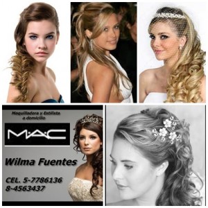 WILMA FUENTES Anuncios gratis para novios en Santiago |  Pack novias, peinados y maquillaje mac a domicilio, Especialista novias,madrinas, graduaciones, fiestas, eventos