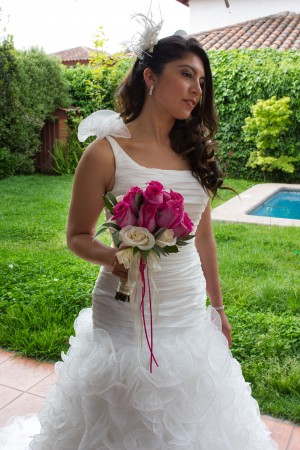 Valeria Ya&ntilde;ez Altamirano Anuncios gratis para novios en Santiago |  Vestido de novia nevada talla 38 - 40, Talla : 38 -40 