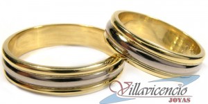 Villavicencio Joyas Anuncios gratis para novios en Santiago |  Argollas de Matrimonio BICOLOR Oro Blanco Oro Amarillo Mod. Frances Novios, Para ver precios en linea visite nuestra web
