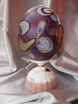 Ruth Anuncios gratis para novios en Santiago |  Arte Realeggza, Huevos de avestruz decorados