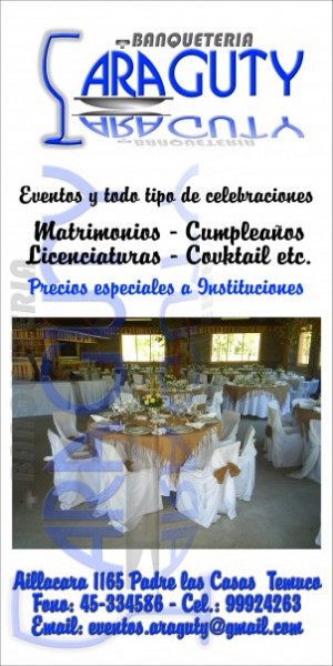 Aurora Gutierrez U. Anuncios gratis para novios en Temuco |  cockteleria, banquetes matrimonio, cocktail dominilio, cumplea&ntilde;os infantil, a domicilio, lugares pre-establecidos en com&ugrave;n acuerdo.