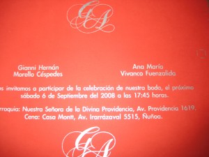 Marcelo Varas Anuncios gratis para novios en Santiago |  Partes de matrimonio, men&uacute;s para mesas, cartas, etc.,  Partes de matrimonio, men&uacute;s para mesas, cartas, etc.