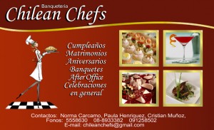 Paula Henr&iacute;quez Anuncios gratis para novios en Santiago |  Banqueter&iacute;a, matrimonios, eventos, cumplea&ntilde;os, chileanchefs banquetes., Todo tipo de celebraciones,servicio de banqueter&iacute;a y gastronom&iacute;a en general