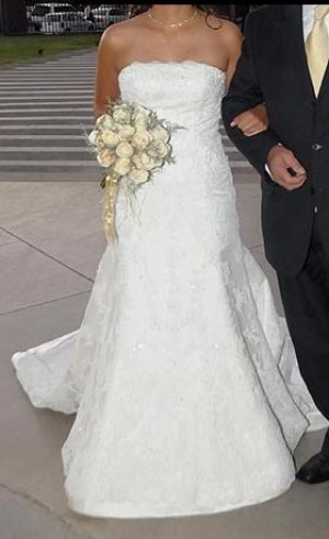 MACARENA DROPPELMANN Anuncios gratis para novios en Santiago |  VESTIDO DE NOVIA colecci&oacute;n espa&ntilde;ola La Sposa 2008 talla 38 Solo un uso, si quieren mas fotos pidanme, para verlo por detras