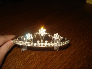 Rosa Anuncios gratis para novios en Pe&ntilde;alol&eacute;n |  TIARA CON CRISTALES , TOCADO