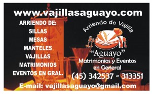 AGUAYO Novios y novias en Valdivia |  ARRIENDO DE VAJILLAS AGUAYO, ARRIENDO DEVAJILLASAGUAYO