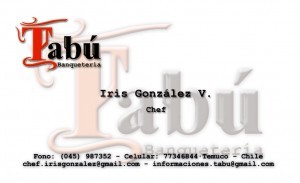 Banqueteria Tab&uacute; Novios y novias en Temuco |  BANQUETERIA TABÚ, catering and service dalivery 