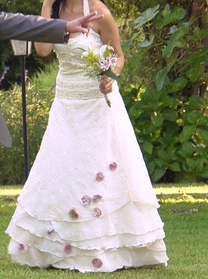Carolina Mancini  Novios y novias en Providencia |  Hermoso vestido de novia inspirado en los años 20 , Usado solo una ves Valor $ 240. 000 mil