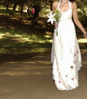 carolina Novios y novias en Ñuñoa |  Hermoso vestido de novia inspirado en los años 20, Es un regalo, usado solo una ves $240.000 