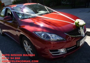 Andrea Castillo Ar&eacute;valo Anuncios gratis para novios en Concepci&oacute;n |  Auto de Lujo Exclusivo Novios precioso Mazda 6 desde $50.000 Concepci&oacute;n, 09/6194868 Intercomunas Tarifas Especiales