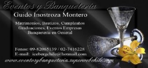 Guido Inostroza Montero  Novios y novias en Maipú |  Banqueteria todo incluido, Matrimonios, Bautizos, Graduaciones, Empresas, Realizamos todo tipo de celebraciones con todo incluido
