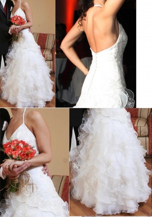 Bernardita Morey Novios y novias en Providencia |  Vendo vestido de novia - Diseñado por Carolina Cousiño, Talla 40