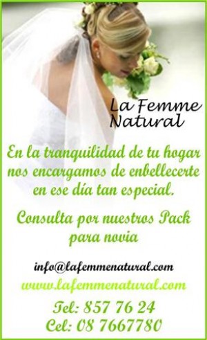 la femme natural Novios y novias en La Florida |  preparo novias a domicilio, en la tranquilidad de tu hogar te enbelecemos en ese dia tan especial