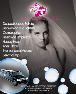 Burbujas Club Novios y novias en Providencia |  Despedidas de Solteras Burbujas Club Reservas 3341023 - 09-6720137 , Pub solo para mujeres show de los mejores Vedettos de Chile 