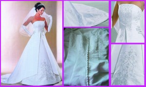 carola.novias@gmail.com Novios y novias en Providencia |  Remato Vestido de Novia importado, Maravilloso con apliques de Brillantes Swarovski